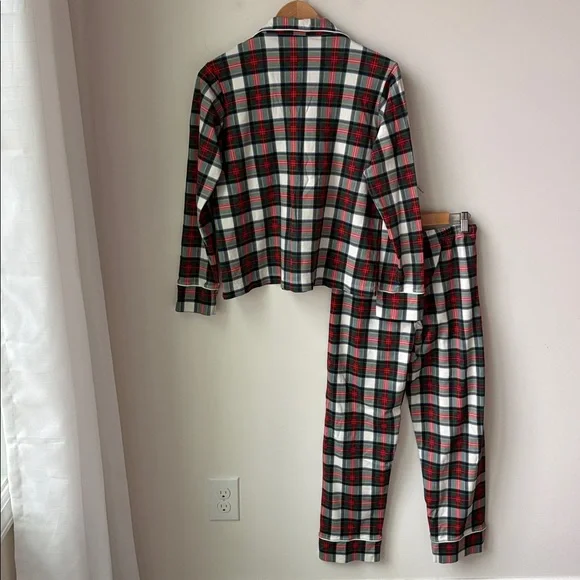 The Beaufort Bonnet Company Pajama Set Aiken Plaid Pima Cotton Holiday Size XS - Picture 4 of 14